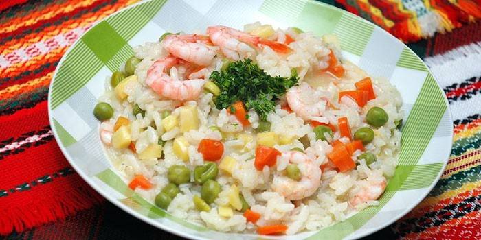 กับกุ้งและชีส