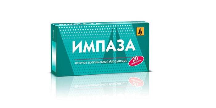 Импаз у паковању