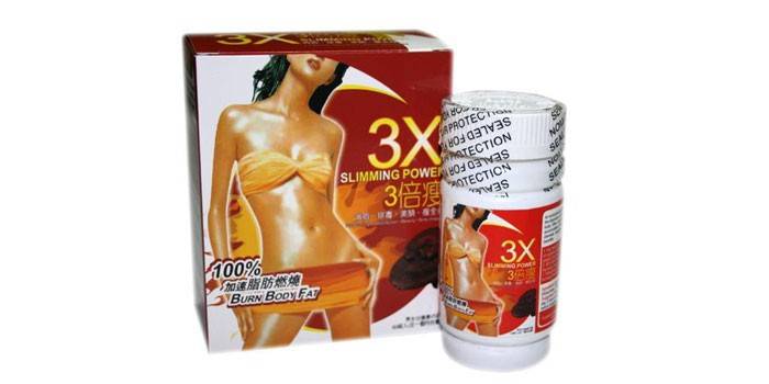 3X lieknėjimo galios tabletės