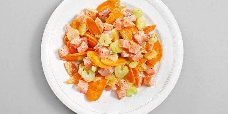 Са шаргарепом и лососом