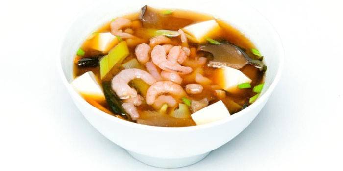 ซุปมิโซะกุ้ง