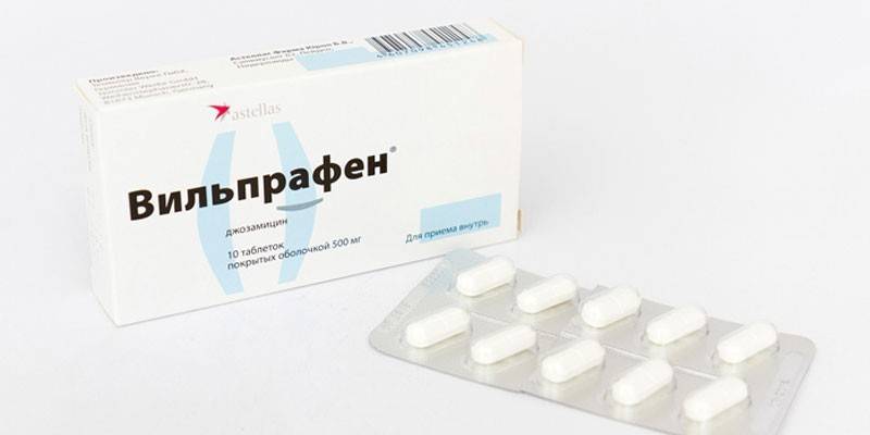 Comprimidos de Wilprafen