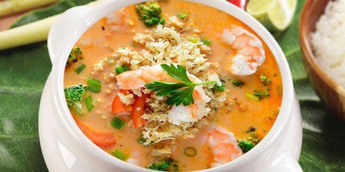 อาหารทะเลและซุปข้าว