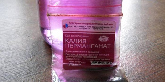 Permanganate de potassium