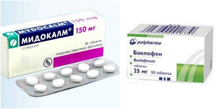ผ่อนคลายกล้ามเนื้อ (Midokalm, Baclofen)