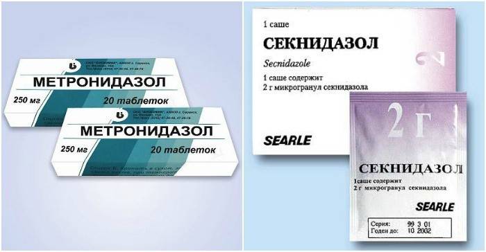 Metronidazols, Secnidazols