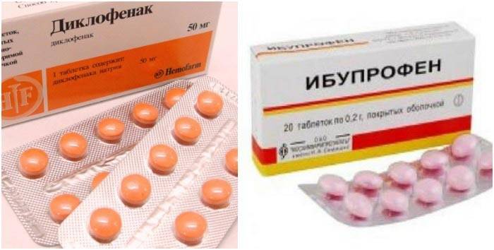 ยาแก้ปวด - Ibuprofen, Diclofenac